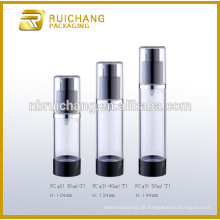 30ml / 40ml / 50ml Airless-Flasche, Aluminium rund Airless-Flasche, kosmetische Airless-Flasche
